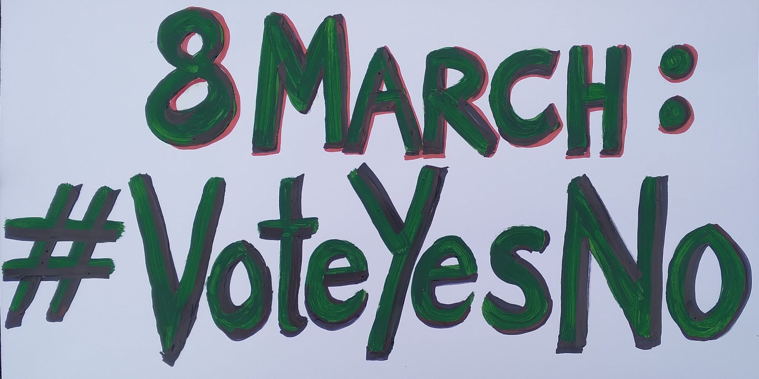 Ireland vote placard